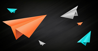 Paper Airplanes adobe illustrator benny gold design illustration vectors