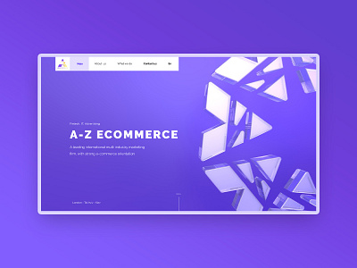 Landing page design for marketing firm a z design desktop ecommerce figma landing page logo main page mainscreen marketing marketing agency ui ux web webdesign