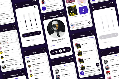 Music Player design interface mobile app design music app music player music player ui ui