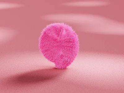 Gracious Furry 3d blender experiment furry hairy illustration logo