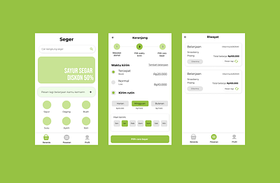 Easy flow for repeated order in groceries app design groceries indoor mobile ux