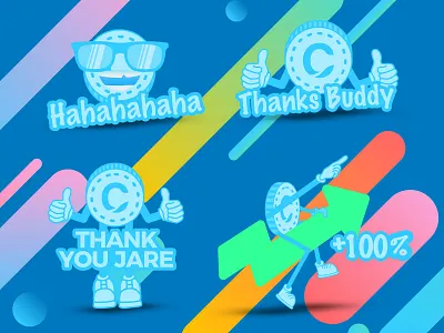 CanYa Stickers affinitydesigner branding design illustration illustrator logo minimal ux vector