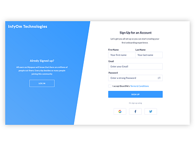 landing page design ui ux
