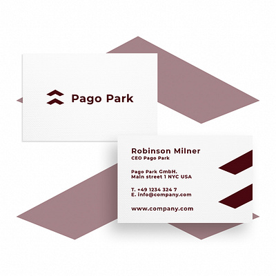 Business Card Pago Park business business card business card design business cards businesscard creative creativity design designer minimal modern typography visit card visiting card