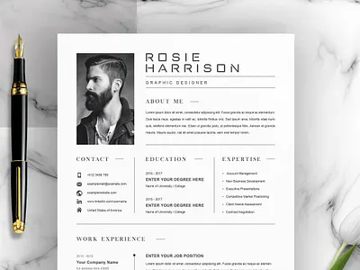 Resume for Mac clean resume creative resume curriculum vitae cv template download free minimal resume modern modern resume professional resume resume cv resume design resume template template