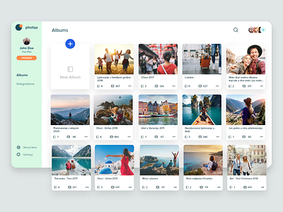 photqa - photo albums design gallery photo ui