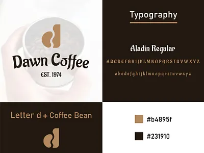 Dawn Coffee logo design coffee coffeelogo creative design font graphicdesign icon logo logodesign typography