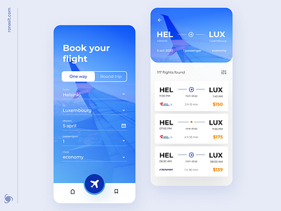 Ticket Booking App Design Concept airport app booking booking app flight flight app flight booking mobile mobile app mvp startup ticket ticket app ticket booking app travel traveling ui design ux design