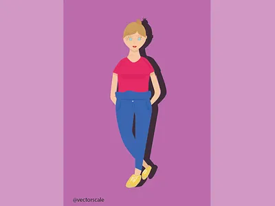 Alice ! animation art design fanart flat illustration illustrator minimal typography vector