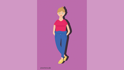 Alice ! animation art design fanart flat illustration illustrator minimal typography vector