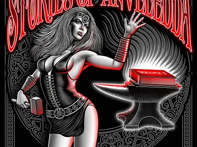 Stories of Anveledda album cover album cover album cover art anvil comic book art design fantasy art illustration illustrations logo vector vector art