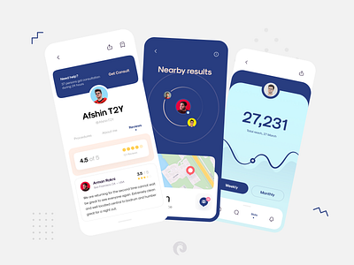 Treatment concept android app dashboard design ios iphonex medical medicine minimal mobile procedure treatment ux
