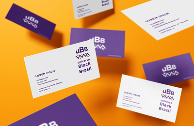 Universo Black Brasil - Business Card business card business logo graphicdesign logo