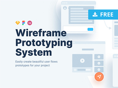 Wireframe Prototyping System adobe design download framer free freebie prototyping sketch sketchapp system template templates tool ui user experience user flow ux uxdesign wireframe xd
