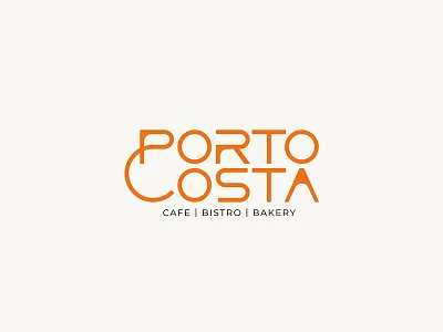 PORTO COSTA | Cafe Bistro Bakery bakery bistro burki burki design cafe costa creative design logo porto