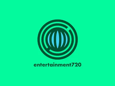Entertainment 720 branding entertainment globe illustration logo parks and recreation vector