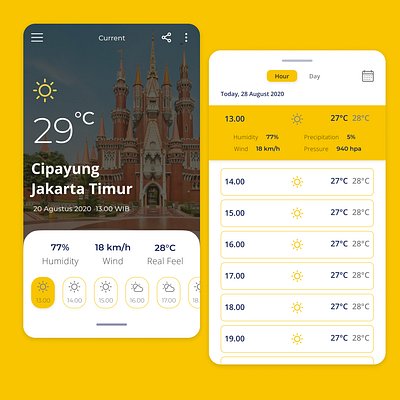 Weather App app flat icon mobile app mobile app design ui ui design ux weather app