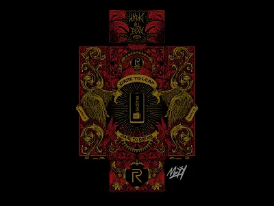 Realme Challenge #gambarinboxrealme branding cardboard design gothic handdrawned handlettering handphone illustration lettering package packaging realme