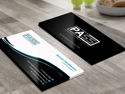 Air Company Business Card Design app brand identity design branding business card design flat logo professhional vector web