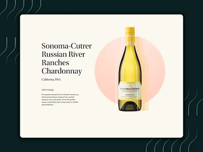 Wine Feature Display brand design branding design ecommerce product typography web web design website