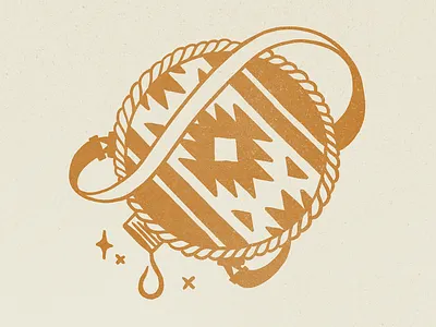 Empty Canteen canteen cowboy desert illustration minimal southwest