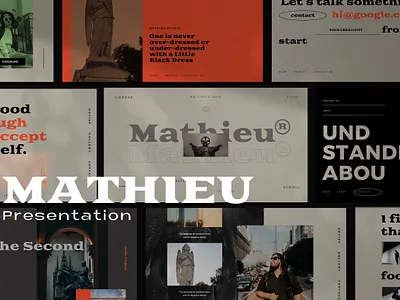 Mathieu - Urban Brand Powerpoint business clean company creative elegant minimal modern multipurpose powerpoint powerpoint template presentation professional simple template ui urban urban art urban design user interface ux