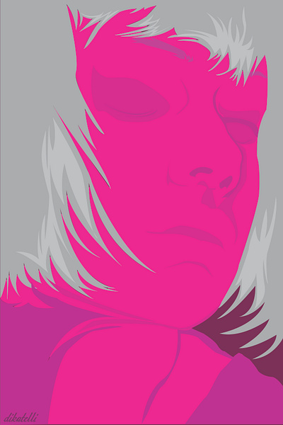 Junky Woman design flat illustration vector