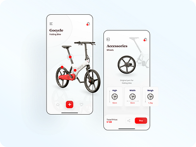 Gocycle Mobile App Redesign app bikes design ecommerce minimal ui