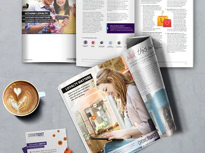 CrowdTwist: Rebranding brochure design design print design