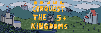 kingdom art digital illustration editorial art editorial illustration fantasy art font design illustration kingdom rpg