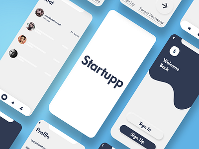 Digital startup platform app mobile design mobile mockup mobile ui ui and ux ui mockup uidesign