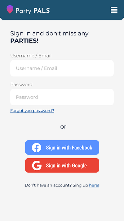 Sign In Screen dailyui design desktop mobile ui