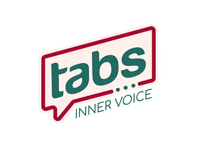 Tabs Inner Voice branding design logo typogaphy