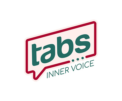 Tabs Inner Voice branding design logo typogaphy