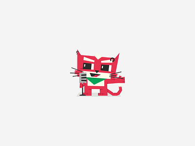 Yinyes baby brand brand design branding cat children childrens illustration illustration microphone rock vector