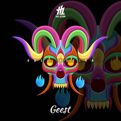 Geest - Ghost branding clothing brand clothing design clothing label design art digitalart icon illustraion illustration illustration art popart tattoo tattoo art vector wpap