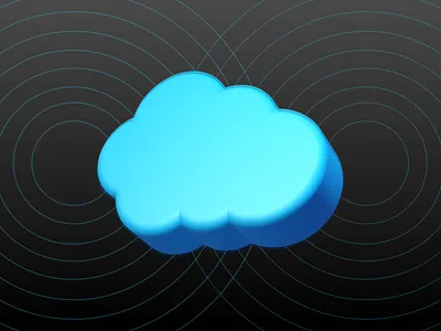 Salesforce Meets 3D 3d branding design logo render rendering ui