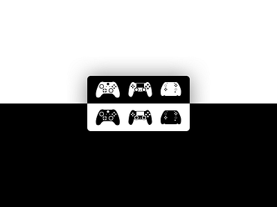 Daily ui 055 - Icon set 055 daily ui icon set nintendo switch playstation 4 video games xboxone