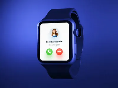Incoming Call Screen Interaction animation app dark interface light os product design smart watch smartwatch ui ui design ux ux design