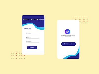 DailyUI001 - Registration Page 001 app contest dailyui design flat minimal registration ui ux