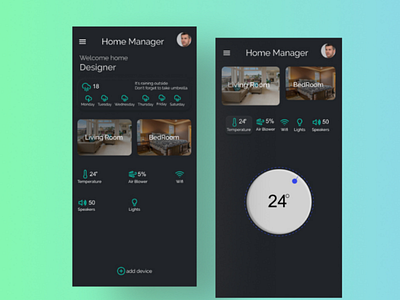 Daily ui home manager dashboard designer uidesigner uiux ux