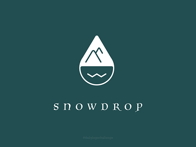 day 8 - ski mountain logo branding clean design illustration logo minimal nordic surfing vector
