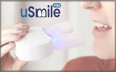 Features of CleanT uSmile Pro automatic toothbrush and whitener