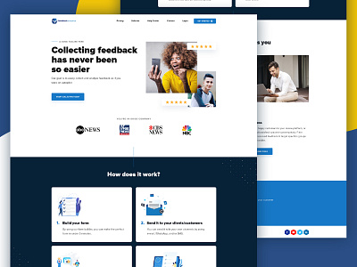 Feedback Analytics website redesigned bold clean layout design elegant feedback illustration psd layout rating webstie review ui ui ux ux web layout website ui