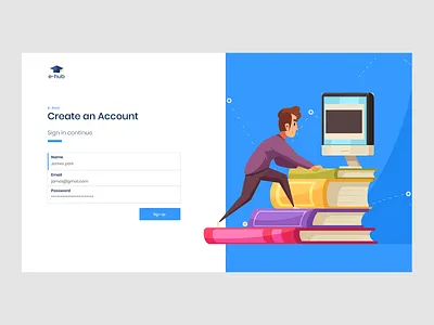 sign in design ui ux web