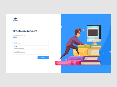 sign in design ui ux web