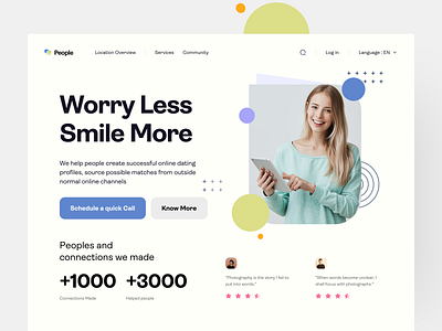 Online dating consultant adobexd branding dribbble graphicdesign illustration minimal typography uidesign uxdesign webdesign website