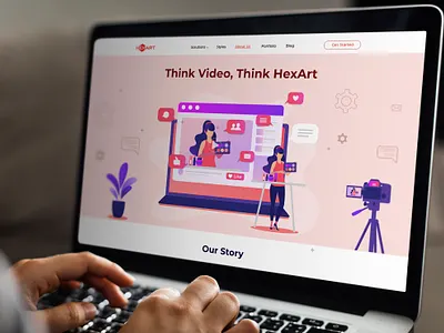 Website UI adobexd branding clean minimalist ui ux vector vector art webdesign website