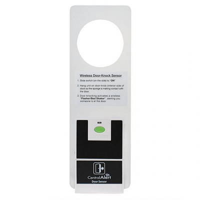 Hanging Doorknob Knocking Alert - Serene Innovations CentralAler alert sensor central alert centralalert doorknob hanging serene innovations wireless notification system