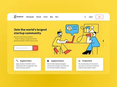 Startup Community Website 100daychallenge card cards challenge clean community dailyui icon set icons pack illustration page redesign sketch startup uidesign uiux vietnam website